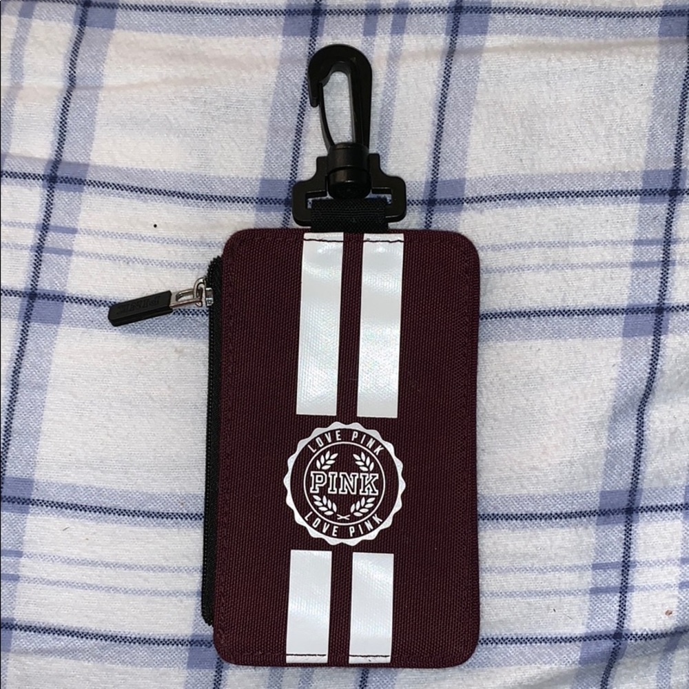 PINK Maroon Wallet